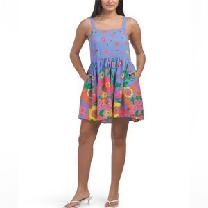 Mister Zimi Sophie Mini Floral Print Sundress Multicolor